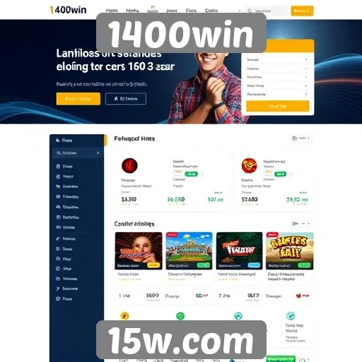 Acessibilidade e design intuitivo do site 1400win