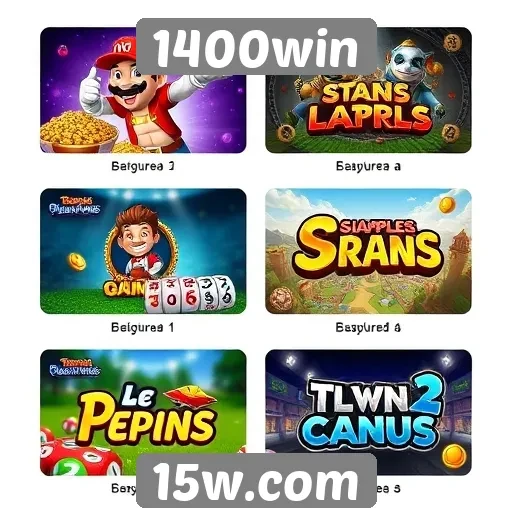 Exploração das opções de jogos disponíveis no 1400win