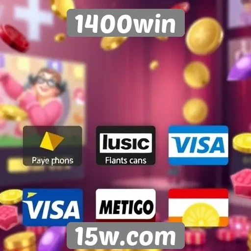 Métodos de pagamento aceitos no site 1400win